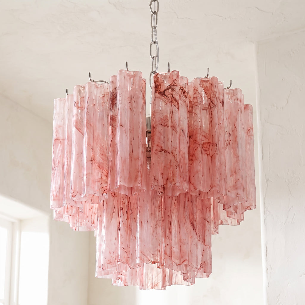 Lustre Nuvola style Murano tronchi, rose nuage – LIVO