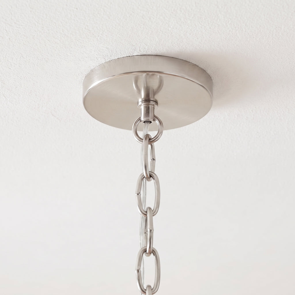 Lustre Nuvola style Murano tronchi, rose nuage – LIVO (vue 6)
