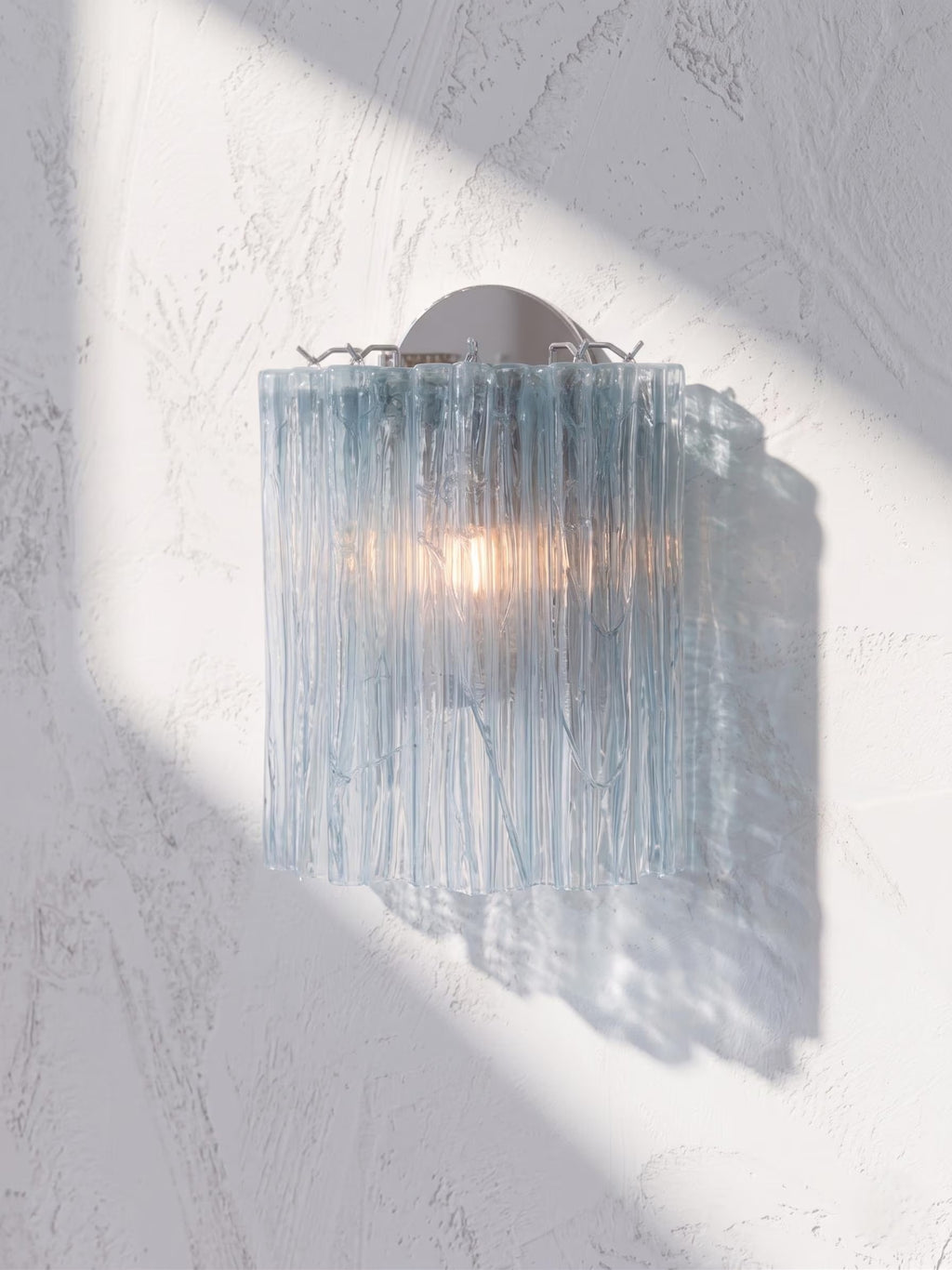 Applique murale Vesta style Murano, verre et cristal – LIVO