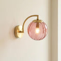 Applique murale Cromia design nordique, verre rose – LIVO