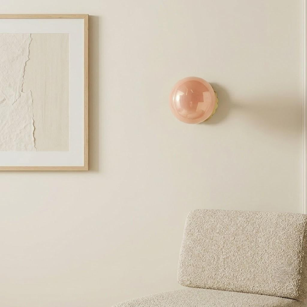 Applique murale Luna globe verre, style scandinave – LIVO (vue 3)