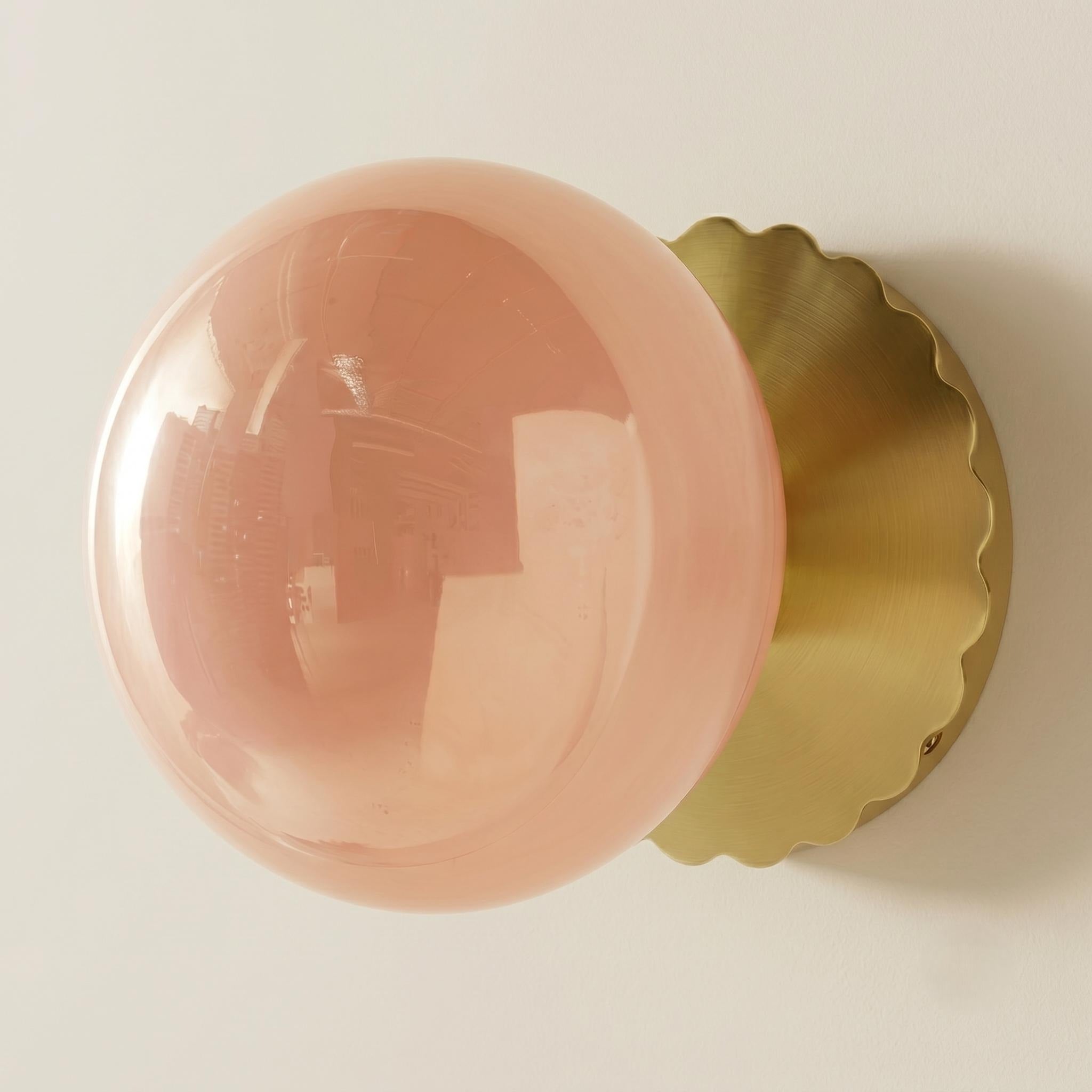Applique murale Luna globe verre, style scandinave – LIVO