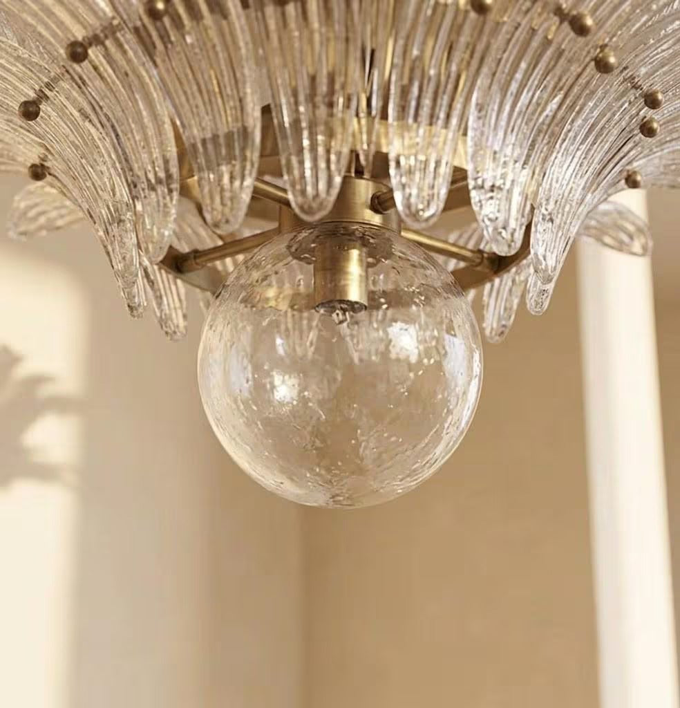 Lustre Palmira style Murano motif palmette – LIVO (vue 4)