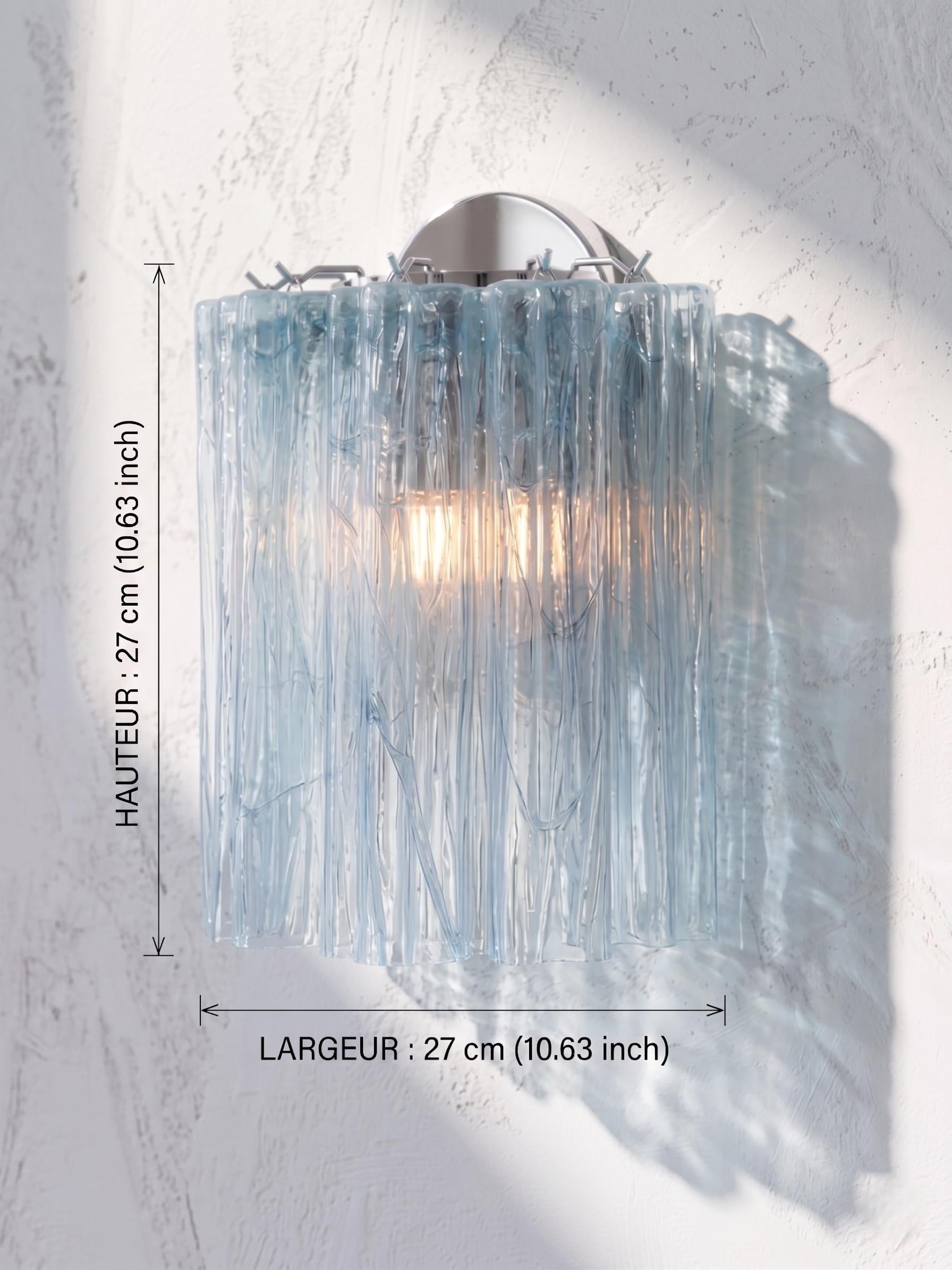 Applique murale Vesta style Murano, verre et cristal – LIVO (vue 7)